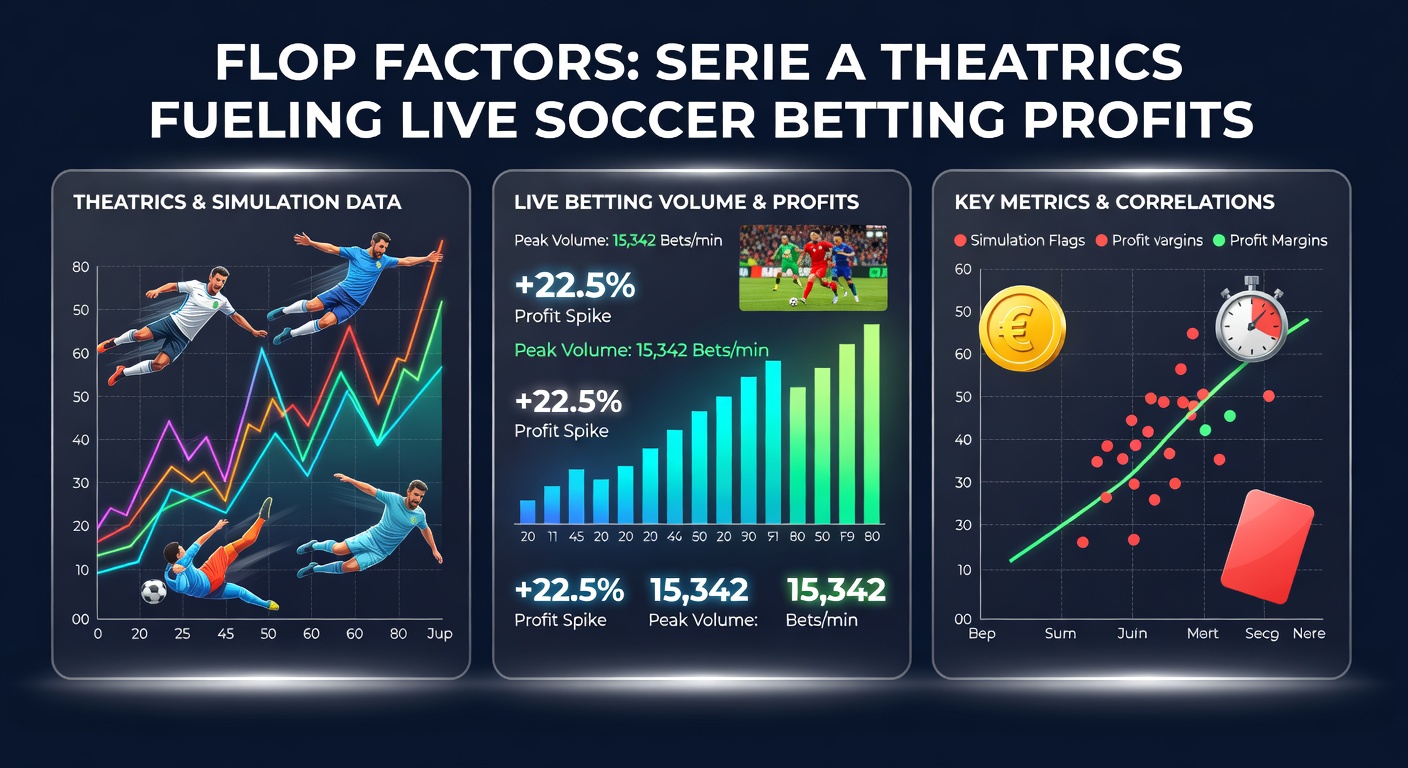 Close-up of a referee reviewing a potential flop on VAR screen during a Serie A game, with betting odds overlay showing market shifts