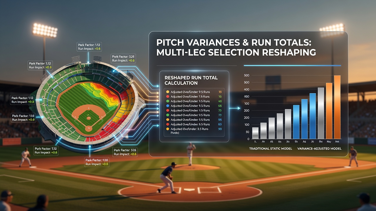 Minor league baseball stadium with varied outfield dimensions affecting run production