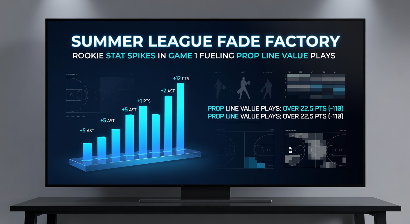 NBA Summer League rookies celebrating a big Game 1 play, highlighting initial stat explosions