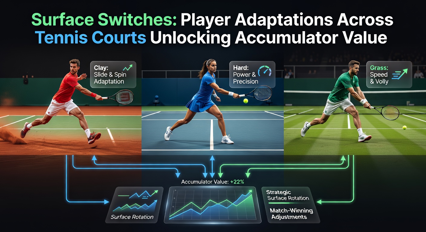 Professional tennis player sliding on red clay court during a baseline rally, highlighting surface-specific movement adaptations